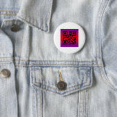 QR-Code®-Sprichwort: GLÜCKLICH EASTER Button (Beispiel)
