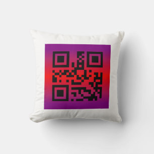 QR-Code®-Sprichwort: GLÜCKLICH EASTER Kissen