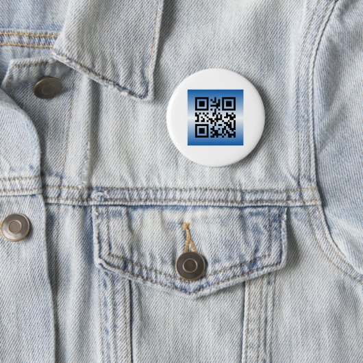 QR Code® Sprichwort: GLÜCKLICH HANUKKAH Button (Beispiel)