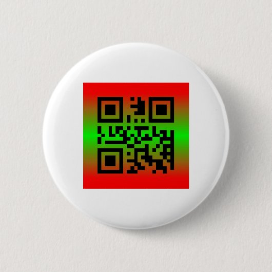 QR Code® Sprichwort: GLÜCKLICH KWANZAA Button (Vorderseite)