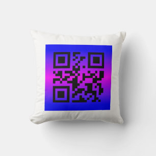 QR Code® Sprichwort: GLÜCKLICHER GEBURTSTAG Kissen
