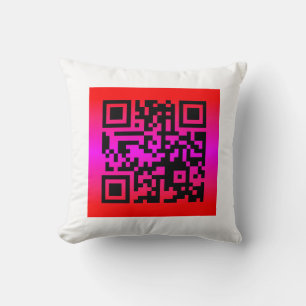 QR Code® Sprichwort: GLÜCKLICHER MUTTER-TAG Kissen