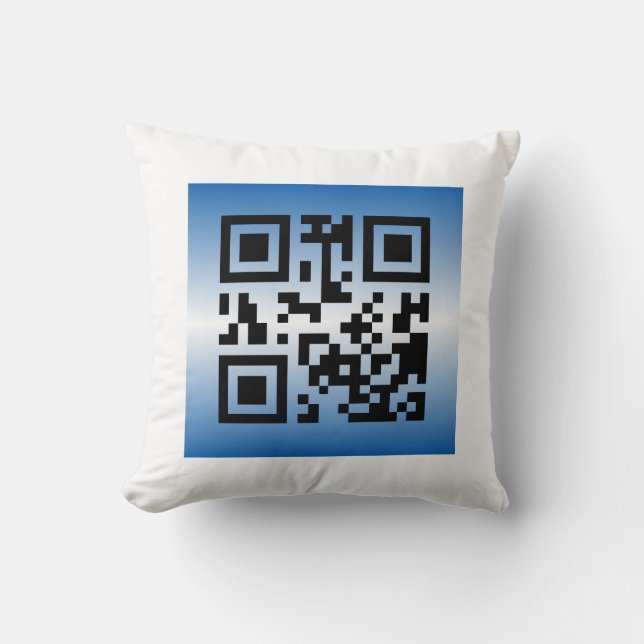 QR Code® Sprichwort: GLÜCKLICHER PASSOVER Kissen (Vorderseite)