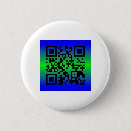 QR Code® Sprichwort: GLÜCKLICHER VATER-TAG Button (Vorderseite)