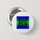 QR Code® Sprichwort: GLÜCKLICHER VATER-TAG Button (Vorne & Hinten)