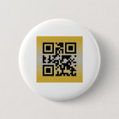 QR Code® Sprichwort: GLÜCKLICHES JAHRESJAHR Button (Vorderseite)