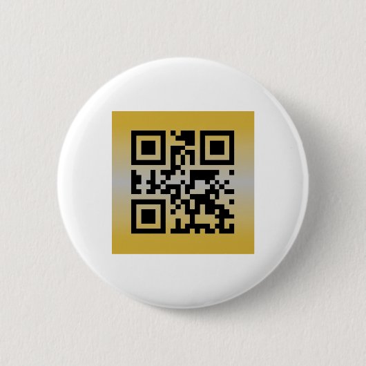 QR Code® Sprichwort: GLÜCKLICHES JAHRESJAHR Button (Vorderseite)
