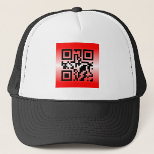 QR Code® Sprichwort: ICH LIEBE SIE Truckerkappe