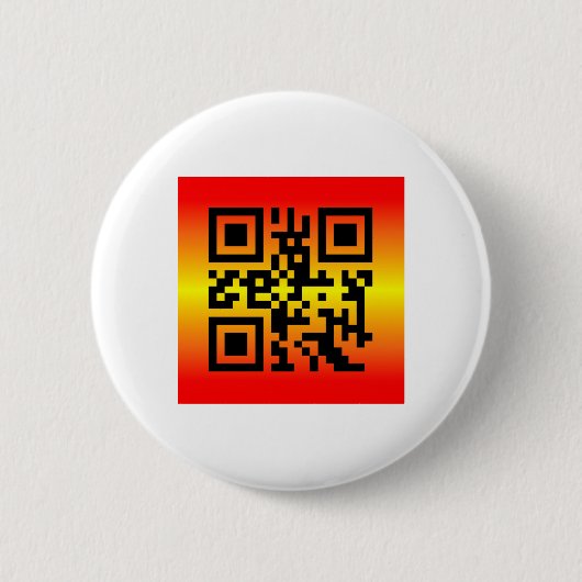 QR-Code®-Sprichwort: ICH MISSE SIE Button (Vorderseite)