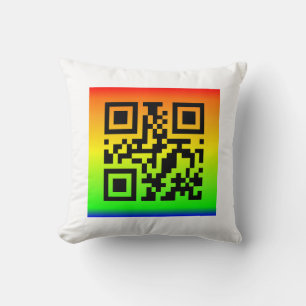 QR Code® Sprichwort: JOY Kissen