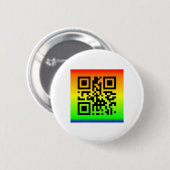 QR Code® Sprichwort: PEACE Button (Vorne & Hinten)
