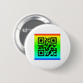 QR Code® Sprichwort: SMILE Button (Vorne & Hinten)