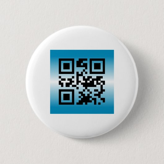 QR Code® Sprichwort: WILLKOMMEN Button (Vorderseite)
