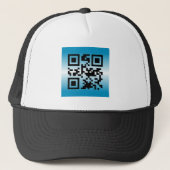 QR Code® Sprichwort: WILLKOMMEN Truckerkappe (Vorderseite)