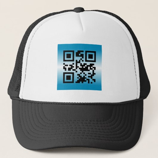 QR Code® Sprichwort: WILLKOMMEN Truckerkappe (Vorderseite)