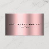 QR-Code Stilvolle dunkelrote Farbendarstellung Visitenkarte (Vorderseite)