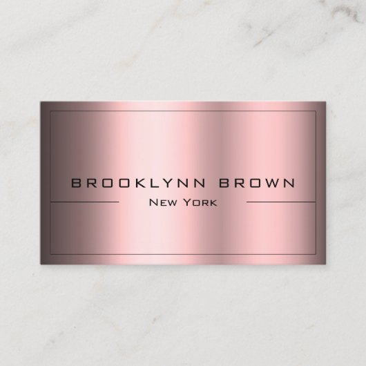 QR-Code Stilvolle dunkelrote Farbendarstellung Visitenkarte (Vorderseite)