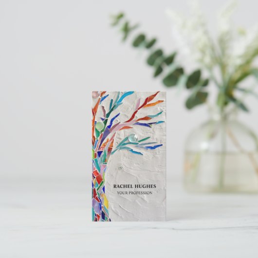 QR-Code-Struktur Beruflich Visitenkarte (Stehend Vorderseite)