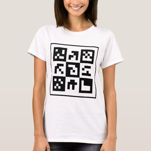 qr Code T-Shirt (Vorderseite)
