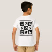 qr Code T-Shirt (Schwarz voll)