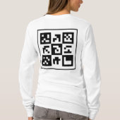 qr Code T-Shirt (Rückseite)