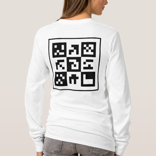 qr Code T-Shirt (Rückseite)