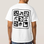 qr Code T-Shirt (Rückseite)