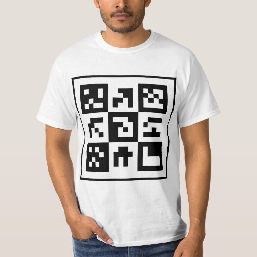 qr Code T-Shirt (Vorderseite)