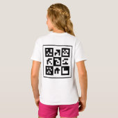 qr Code T-Shirt (Schwarz voll)