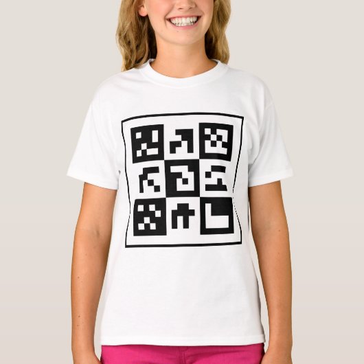 qr Code T-Shirt (Vorderseite)