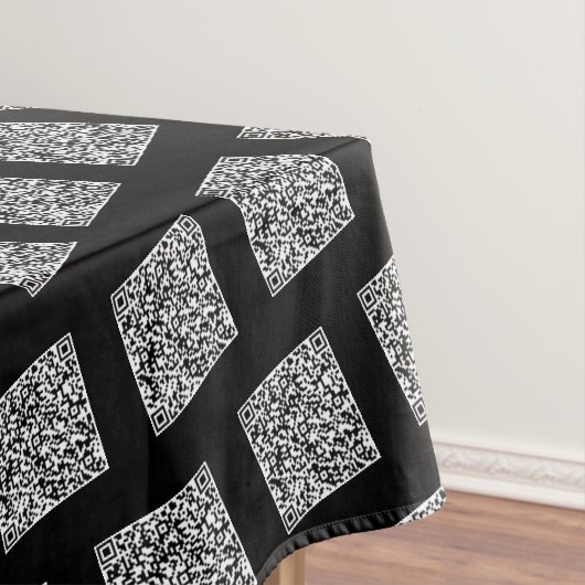 QR-Code-Tablette für Ihr Unternehmen Tischdecke (Beispiel)