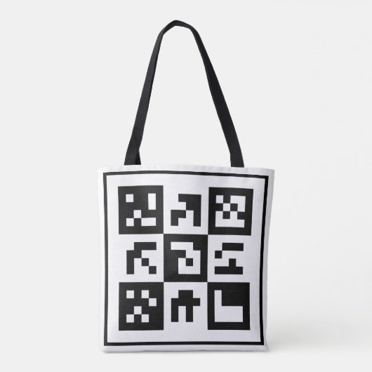 qr Code Tasche (Rückseite)