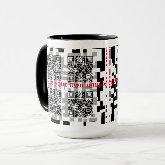 QR-Code Tasse (Vorderseite Links)