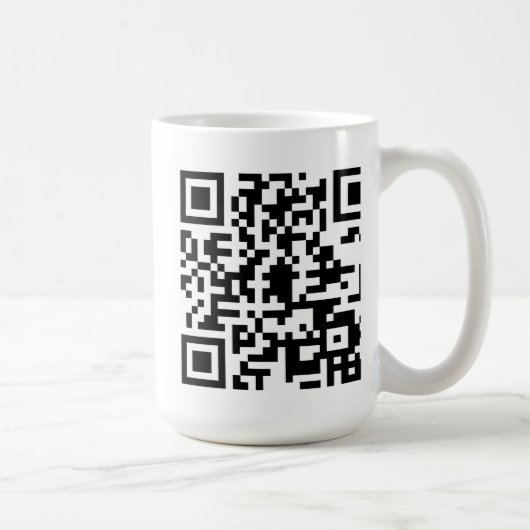 QR Code-Tasse Kaffeetasse (Rechts)