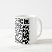 QR Code-Tasse Kaffeetasse (VorderseiteRechts)