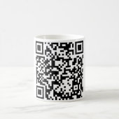 QR Code-Tasse Kaffeetasse (Mittel)