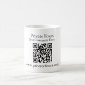 QR-Code-Tasse, Personalisierte QR-Code-Tasse Kaffeetasse (Mittel)
