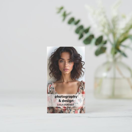 QR-Code Telefonnummerkarte (Stehend Vorderseite)