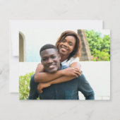 QR Code Template Celtic Knot Wedding RSVP Card Karte (Rückseite)