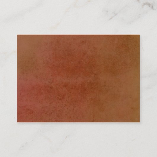 QR Code Terracotta Floral Wedding RSVP Begleitkarte (Rückseite)