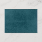 QR Code Terracotta Floral Wedding RSVP Begleitkarte (Rückseite)