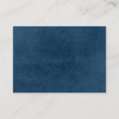 QR Code Terracotta floral Wedding RSVP Umschließun Begleitkarte (Rückseite)