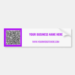 QR Code Text Business Autoaufkleber Benutzerdefini