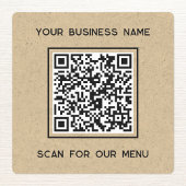 QR Code Text Business Scan für Browsers des Menüs Etiketten