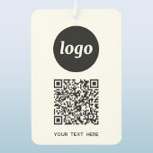 QR-Code-Textwerbung Autolufterfrischer