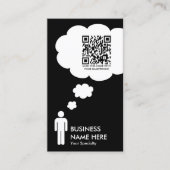 qr Code Theme Visitenkarte (Vorderseite)