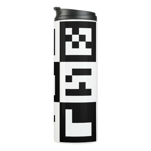 qr Code Thermosbecher (Nach rechts gedreht)
