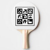 qr Code Tischtennis Schläger (Vorderseite)