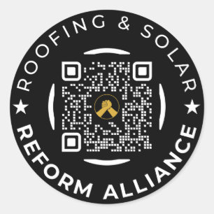 QR-Code-Tool-Circle-Sticker vor Verkauf Runder Aufkleber