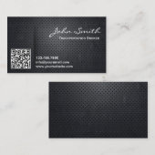 QR Code Transport Broker Business Card Visitenkarte (Vorne/Hinten)